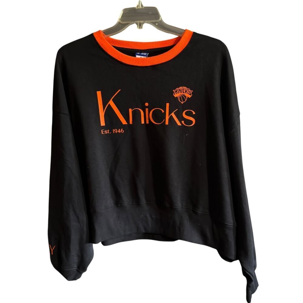 NBA Ultra Game New York Knicks Cropped Sweatshirt XL NWOT